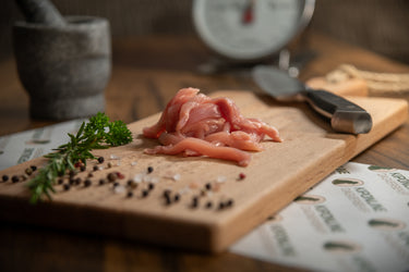 Kippendijenvlees reepjes 500gr